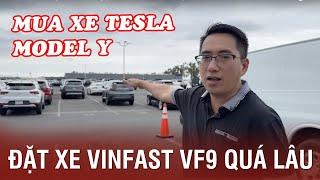 Đợi Vinfast VF9 lâu quá. Mình đi xúc ngay 1 chiếc Tesla Model Y về đi tạm