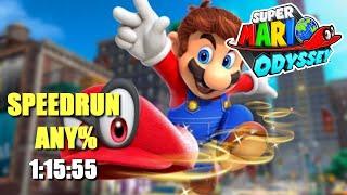 Super Mario Odyssey any% speedrun 1:15:55 by Idallias