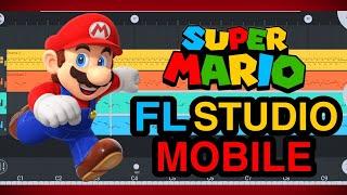 [Free FLM] how to make super Mario beat in fl studio mobile [Mobile Studio] 2022