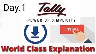 1. Tally Download & Installation I World Class Explanation I Vedanta Educational Academy I Hindi