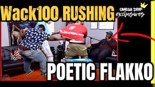 Wack 100 RUSHES Flakko and Calls Him Out To a Fade!  #poeticflakko