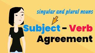 Subject Verb Agreement with Singular and Plural Nouns as Subjects