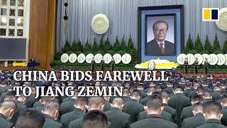 Xi Jinping pays tribute to late Chinese president Jiang Zemin at state funeral in Beijing