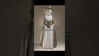 1790s dresses  || 18th century fashion || Georgian era || vintage aesthetic || #shorts #history