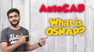 Use of OSNAP in Autocad | Object Snap | PART 9