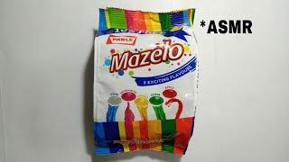 ASMR of New Parle mazelo candy with 5 different flavours unboxing