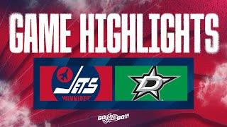 Winnipeg Jets vs. Dallas Stars - Game Highlights