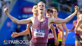 Cole Hocker SMASHES U.S. Trials 1500m record, advance to Olympics | NBC Sports