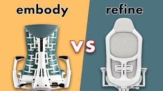 Herman Miller Embody vs Fractal Refine Chair