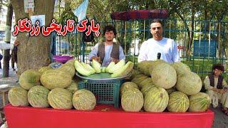 گزارش ضیا  صالحی از پارک زرنگار کابل Zia  report of zarnegar garden