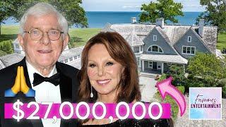 Phil Donahue | House Tour | In Memory | INSIDE The Connecticut Mansion He Shared With Marlo Thomas