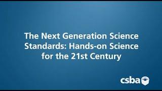 Introduction to the Next Generation Science Standards