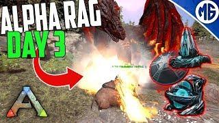DAY 3 ALPHA RAG COMPLETE! 4 Man PvP Servers - Ark: Survival Evolved