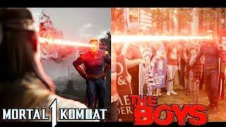 All Homelander brutalities reference and comparison in Mortal Kombat 1