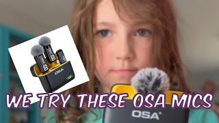 We unbox and test these OSA mics from Amazon for just £39.99.