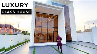 This Luxury Modern Glass House Has everything, It Would Impress You, 3 Floors + Swimming Pool