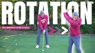 Vous avez de la difficulté avec votre rotation au golf? Respectez ces 2 points!