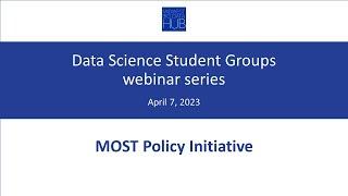 Midwest Big Data Innovation Hub Data Science Student Groups Webinar, April 7, 2023