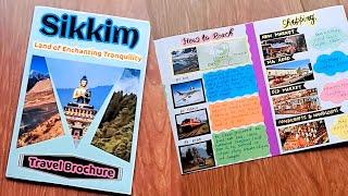 Travel Brochure of Sikkim school project | Complete Sikkim Travel Guide: Places To Visit In Sikkim