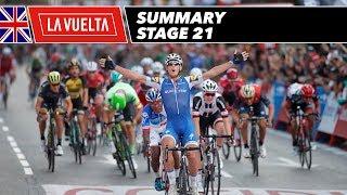 Summary - Stage 21 - La Vuelta 2017