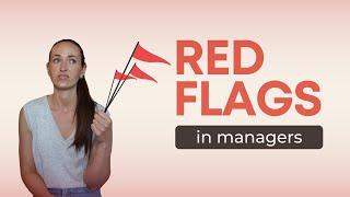 RED FLAGS in managers