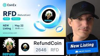 $RFD - REFUNDCOIN TOKEN CRYPTO COIN HOW TO BUY POLYGON MATIC ETH BLURR RFD REFUND MEXC GLOBAL COINEX