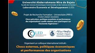 Chocs externes, politiques économiques et performances des organisations