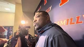 Illini spring football:  Running backs coach Thad Ward