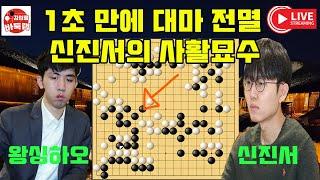 [10.31 LIVE] 1초 만에 대마 전멸~ 신진서의 사활묘수! 2024 #한중슈퍼매치 #신진서 vs #왕싱하오 #김성룡바둑랩 #바둑