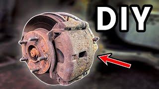 DIY 2006 - 2011 Honda Civic Front Brake Pads Replacement | Change Civic Brakes | Brakes Replacement