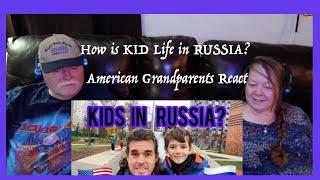 Russian life ~ American Kid in Russia video reaction ~ Grandparents from Tennessee (USA) react