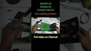 Mosfet ok, Diode ok, but not welding