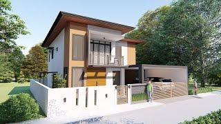 PROJECT #14 | MODERN ASIAN TWO-STOREY RESIDENTIAL HOUSE DESIGN | 14 x 15 Lot Area