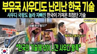 [해외감동사연]부유국 사우디도 난리난 한국 기술 사우디 국왕도 놀라 자빠진 한국이 가져온 최첨단 기술