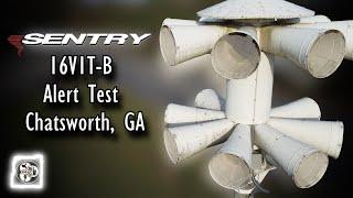 Sentry 16V1T-B Siren Test - Alert - Chatsworth, GA