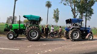 भाईचारे में एक दूसरे का देखा दम! Deutz Fahr Agrolux 50 tractor & Sonalika DI-50 tractor tochan