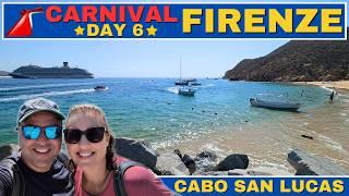 Carnival Firenze Mexican Cruise: Cabo San Lucas & Free Beach - VLOG Day 6