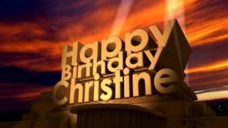 Happy Birthday Christine