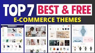 Top 7 BEST & FREE WooCommerce Themes For WordPress 2024 - Must Have Themes For eCommerce Websites