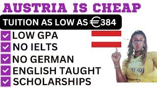 Apply to Austria Cheap Universities  I   English-Taught Courses