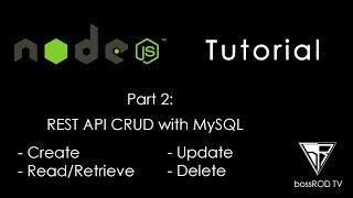 [TAGALOG] Node.js Tutorial Part 2 - REST API CRUD with MySQL