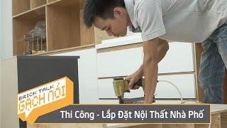 Thực tế  Thi Công - Lắp Đặt Nội Thất Gỗ Nhà Phố | OptiHome