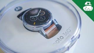 Moto 360 (2nd Gen) Unboxing and Initial Setup