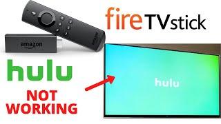 How to fix Hulu Not Working on Fire TV Stick || Hulu Won't Work on Amazon Fire TV Stick