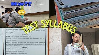 New test syllabus (29/12/24) | Class enjoyment| Rishabh mishra neet| Allen kota student #rishabh