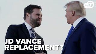 Who will replace JD Vance following his resignation from the Senate?