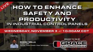 Webinar VOD | How to Enhance Safety and Productivity in Industrial Control Panels