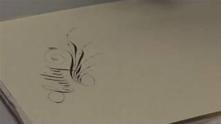 How To Do Decorative Flourishing For Calligraphy