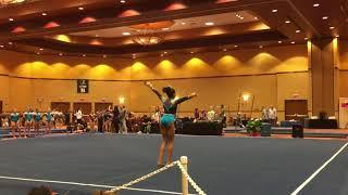 Nyla E. Smith -WOGA 2017- Level 9- FX