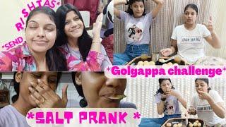 MY FIRST VLOG️|| KISKI SHAADI?? || MEET MY BESTFRIEND||SALT PRANK|| GOLGAPPA CHALLENGE||LAKSHITA S